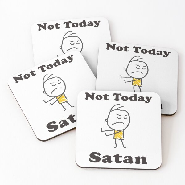 Item preview, Not Today Satan designed and sold by Tpar.
