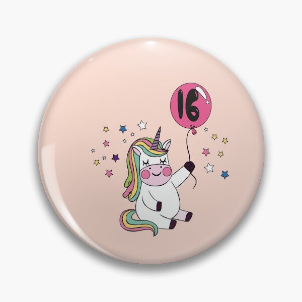 Item preview, cute unicorn 16th anniversary designed and sold by Lactus.