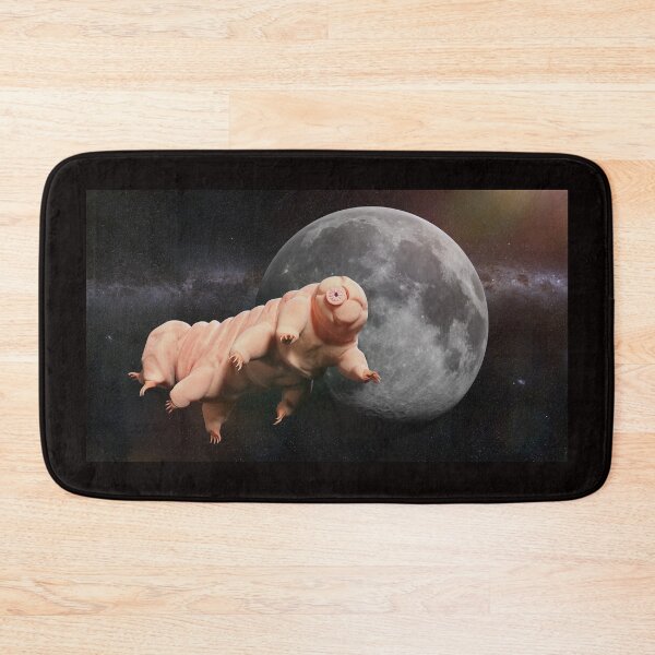 Item preview, tardigrade, water bear in outer space designed and sold by DottedYeti.
