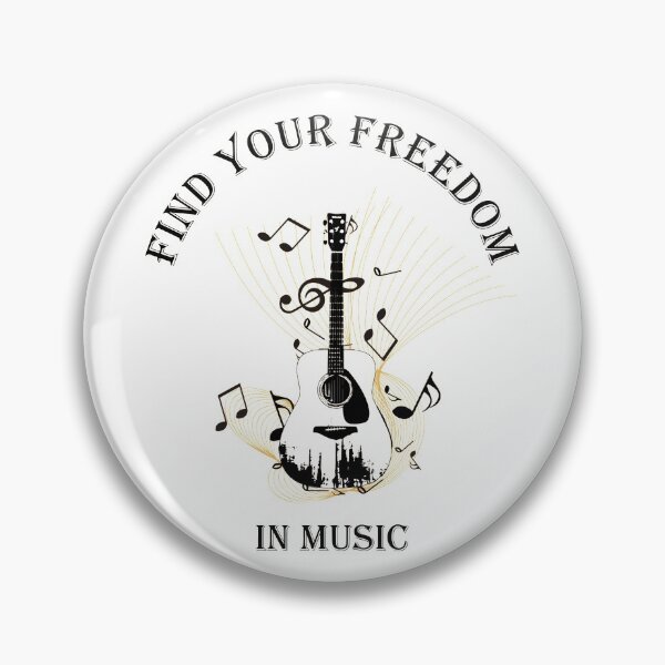 Item preview, Find Your Freedom in Music, Guitar, Music, Singer, Musician Design, Music Quote designed and sold by belllieve.