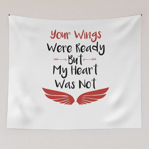 Item preview, Your Wings Were Ready But My Heart Was Not, Inspirational Shirt, Love Shirt For Women designed and sold by Noussairox.