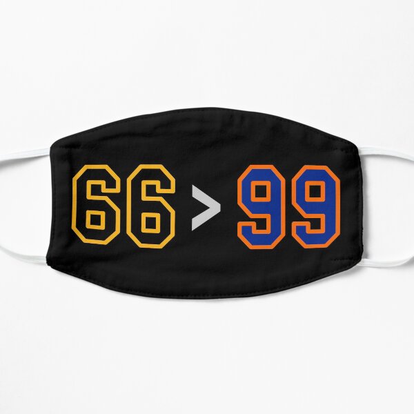 66 is Greater Than 99 Pittsburgh Hockey Flat Mask
