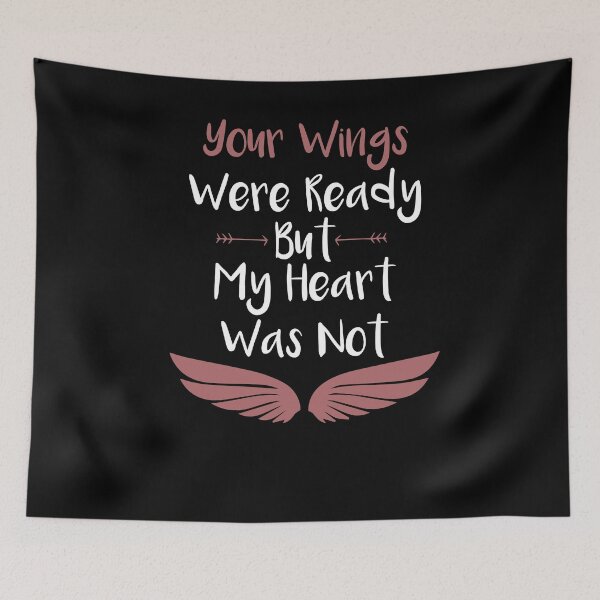 Item preview, Your Wings Were Ready But My Heart Was Not, Inspirational Shirt, Love Shirt For Women designed and sold by Noussairox.