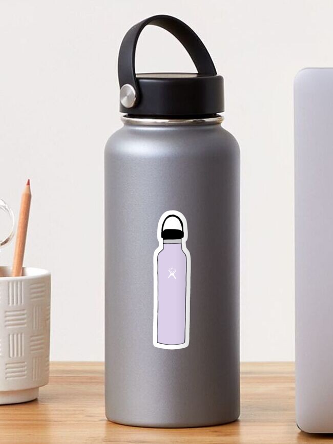 Purple Hydro Flask Sticker for Sale by MaPetiteFleur