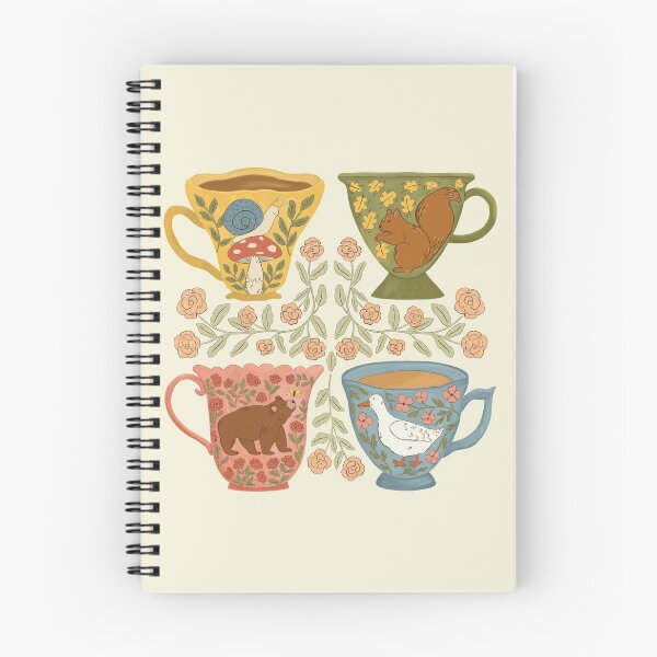 Item preview, Floral Animal Teacups designed and sold by ohjessmarie.
