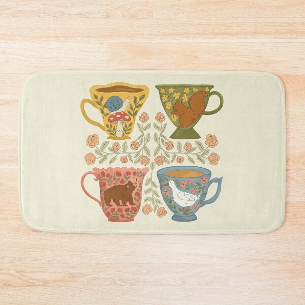 Item preview, Floral Animal Teacups designed and sold by ohjessmarie.