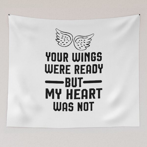 Item preview, Your Wings Were Ready But My Heart Was Not, Inspirational Shirt, Love Shirt For Women designed and sold by Noussairox.