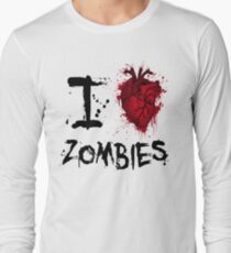 I heart zombies Long Sleeve T-Shirt
