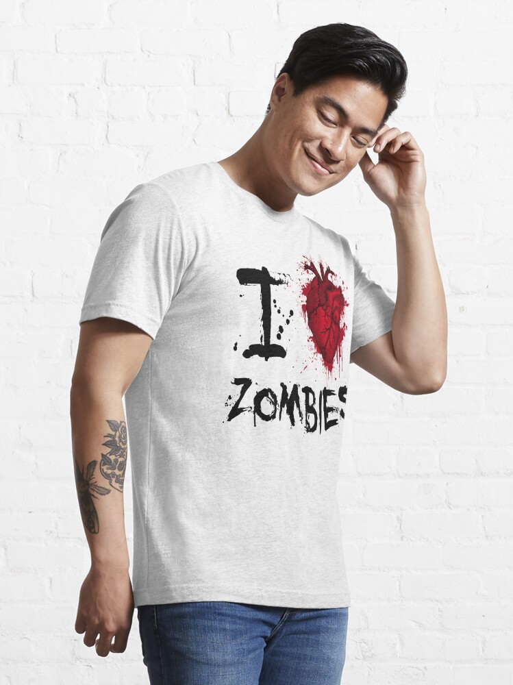 Alternate view of I heart zombies Essential T-Shirt