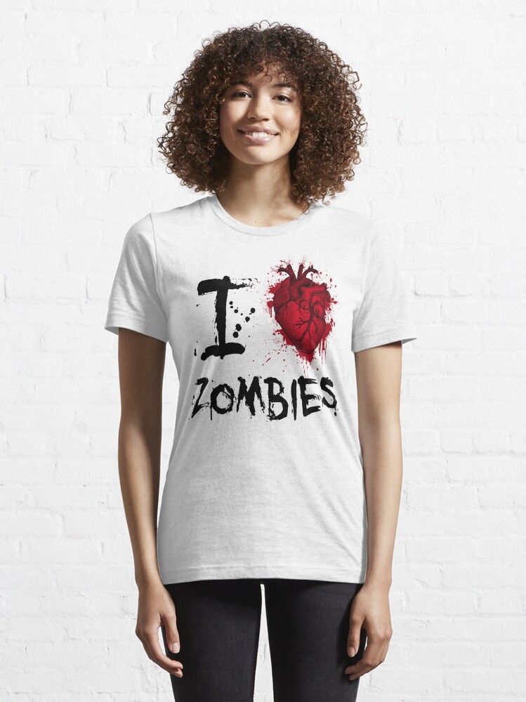 Alternate view of I heart zombies Essential T-Shirt