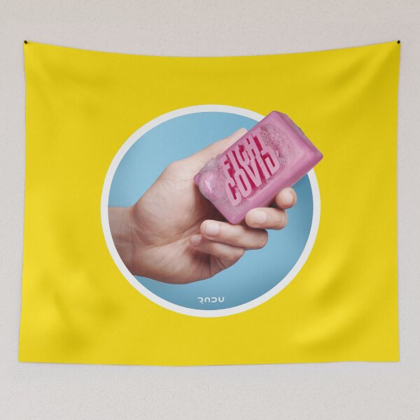 Item preview, Fight COVID with soap (2) yellow designed and sold by Radu-Gabriel.