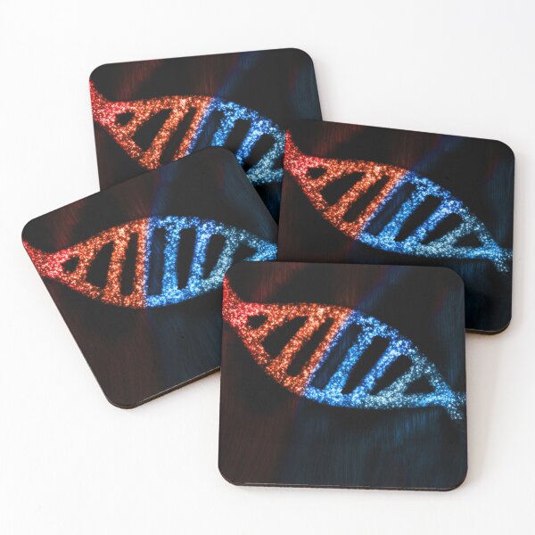 Item preview, Dna Abstract design on the black background designed and sold by Maks08.
