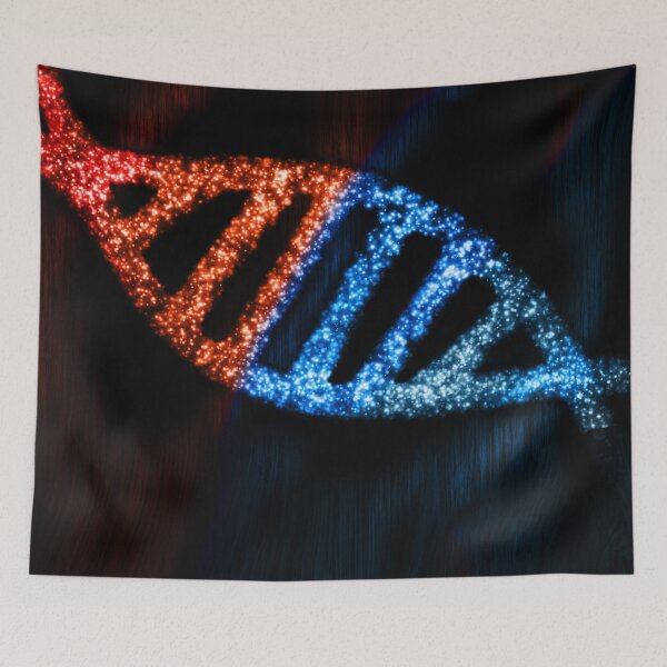 Item preview, Dna Abstract design on the black background designed and sold by Maks08.