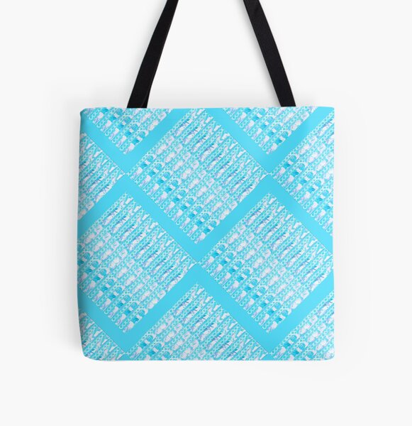 Turquoise Links by Jan Marvin All Over Print Tote Bag