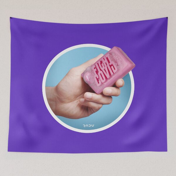 Item preview, Fight COVID with soap (2) purple designed and sold by Radu-Gabriel.