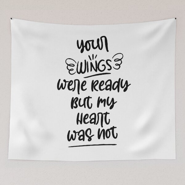 Item preview, Your Wings Were Ready But My Heart Was Not, Inspirational Shirt, Love Shirt For Women designed and sold by Noussairox.