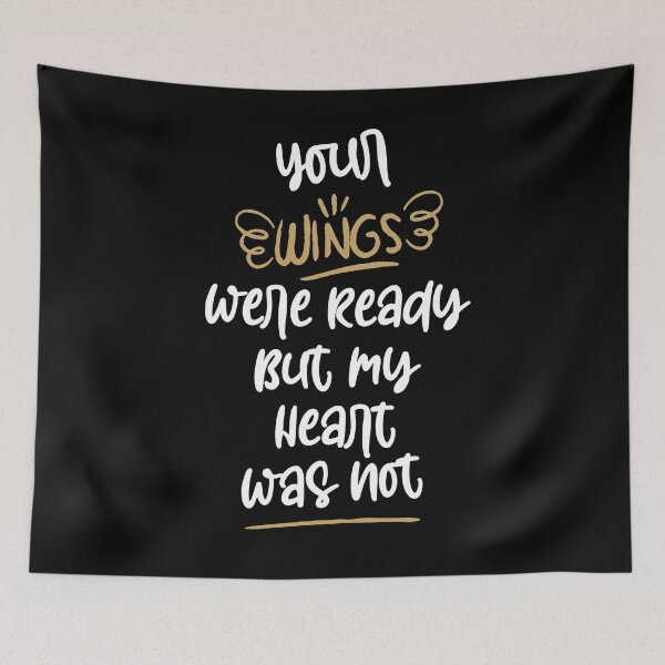 Item preview, Your Wings Were Ready But My Heart Was Not, Inspirational Shirt, Love Shirt For Women designed and sold by Noussairox.