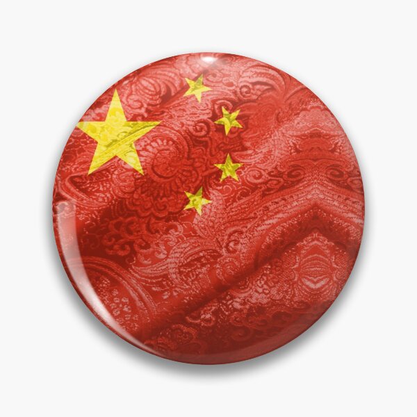 Item preview, China Flag - Paisley Pattern designed and sold by zeautees.