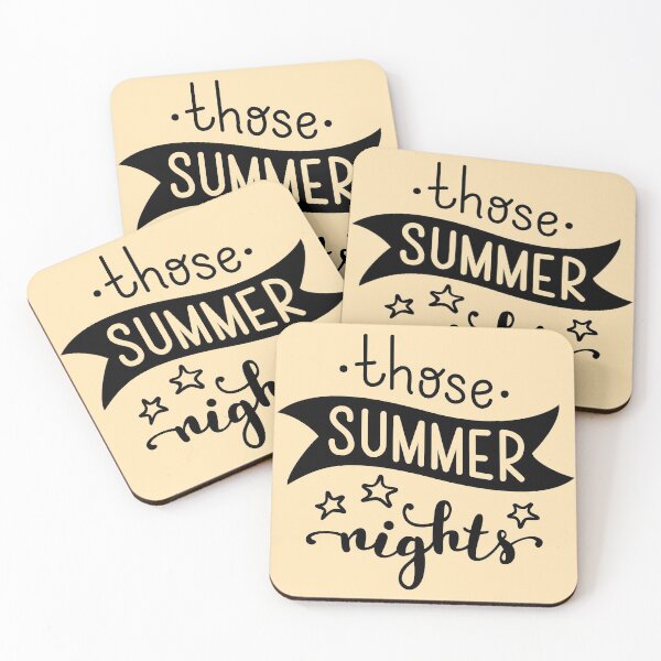 Item preview, Those Summer Nights Quote designed and sold by MysticMagpie.