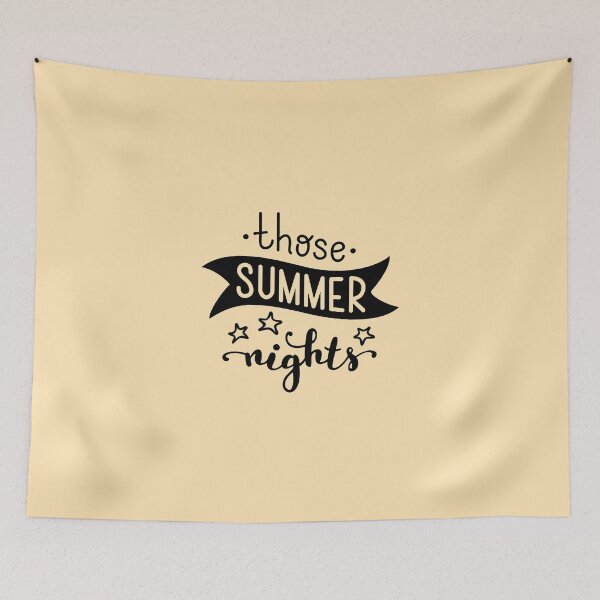 Item preview, Those Summer Nights Quote designed and sold by MysticMagpie.