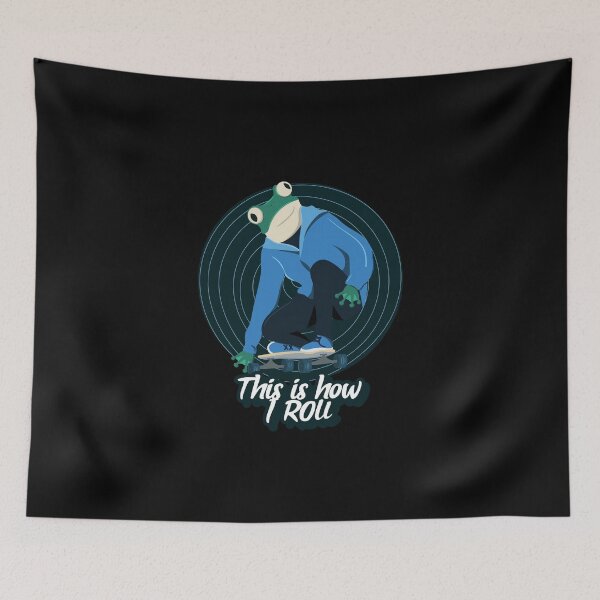 Item preview, This how i roll - This is how i Roll Skateboarding Skater Frog Kids Gift designed and sold by Rzelemenz.