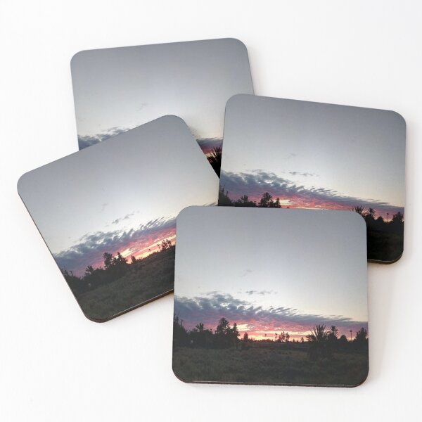 Item preview, A beautiful sunrise with palm and foggy sky designed and sold by faridman.