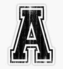varsity letter stickers redbubble varsity letter a
