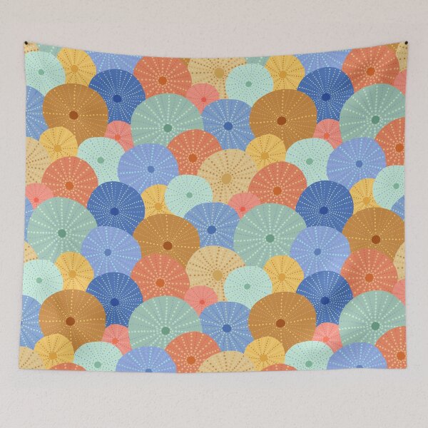 Item preview, Colorful Sea Urchins designed and sold by latheandquill.