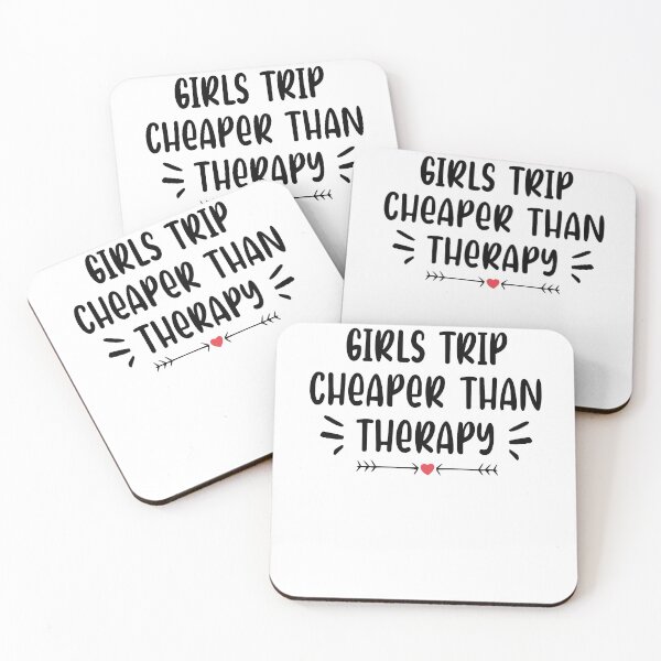 Item preview, Girls Trip Cheaper Than Therapy,Girls Trip Shirt, Girl Power Shirt, Girls Weekend Shirt, designed and sold by Noussairox.