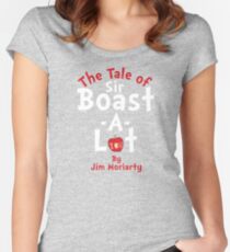 The Tale of Sir Boast-A-Lot (Just Title Variant) Women's Fitted Scoop T-Shirt