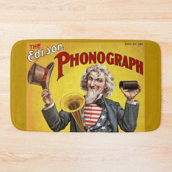 Item preview, EDISON PHONOGRAPH: Vintage Uncle Sam U.S Advertising Print designed and sold by posterbobs.