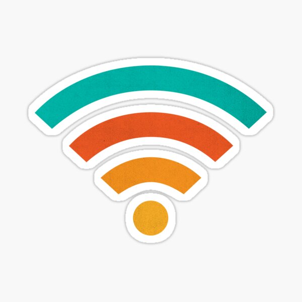 Wifi Sunset Sticker