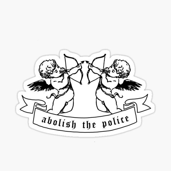 abolish the police cherubs Sticker