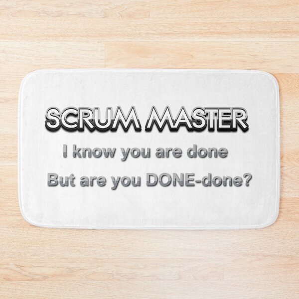 Artikelvorschau, Scrum-Master erledigt entworfen und verkauft von benandfreya.