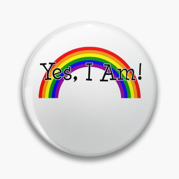 Item preview, Gay Pride, "Yes I Am!" designed and sold by harrizon.