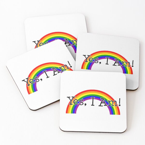 Item preview, Gay Pride, "Yes I Am!" designed and sold by harrizon.
