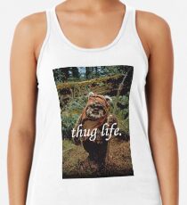 Ewok Thug Life Racerback Tank Top