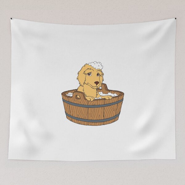 Item preview, Poodle Puppy Taking Bath - Poddle Puppy designed and sold by samshirts.