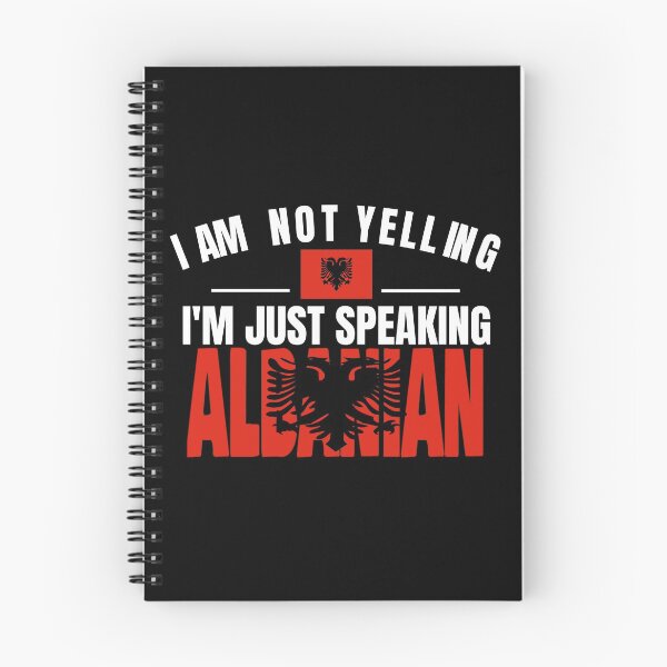 Item preview, I'm Not Yelling I'm Albanian Flag T Shirt Merch designed and sold by PRINTS2HOT.