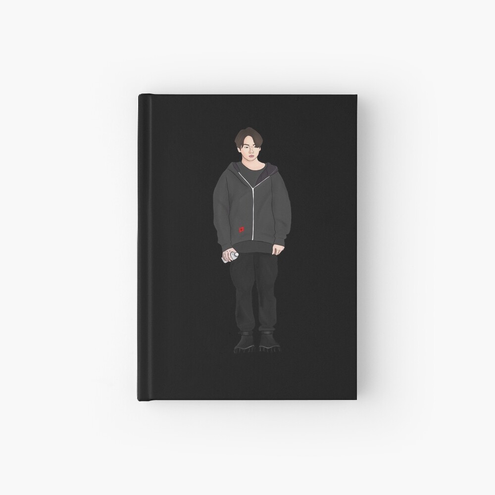 Jungkook Black hoodie | Hardcover Journal