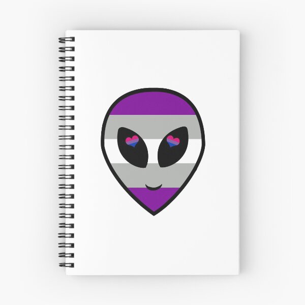 Item preview, Biromantic Grey Ace Alien designed and sold by silentrebel.