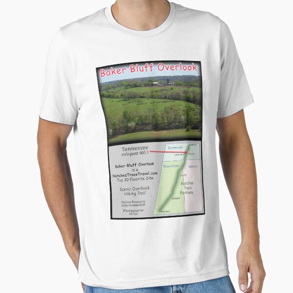 Item preview, Baker Bluff Overlook (spring) on the Natchez Trace Parkway. designed and sold by natcheztrace.