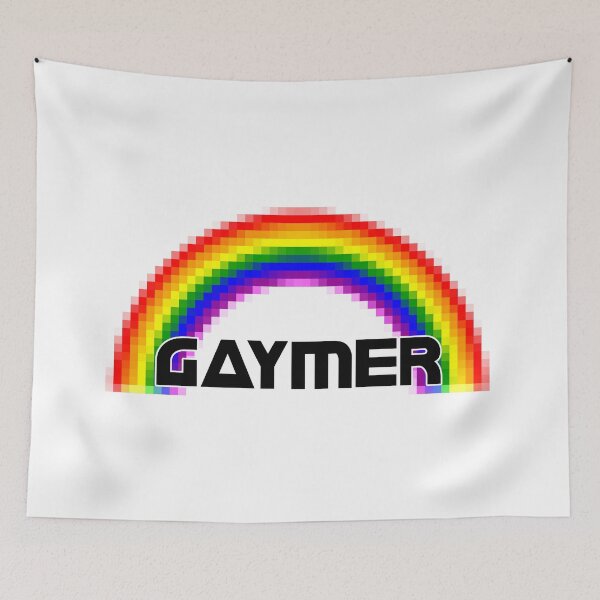 Item preview, Gaymer - Pixelated Pride designed and sold by harrizon.