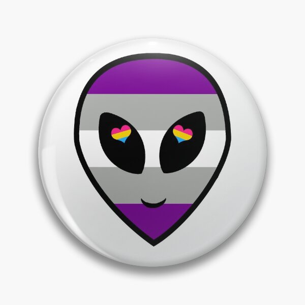 Item preview, Panromantic Grey Ace Alien designed and sold by silentrebel.