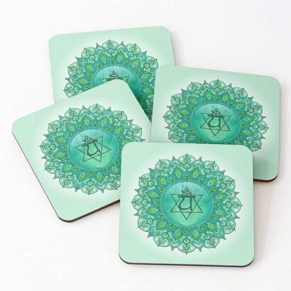 Item preview, Heart Chakra Mandala designed and sold by serenaking.
