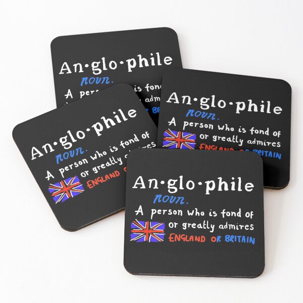 Item preview, Anglophile Dictionary definition, British flag the Union jack, A person who is fond of The flag and admires England designed and sold by BossyBrit.