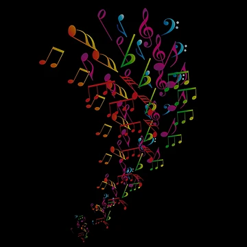 Artwork thumbnail, Musical Note Stream by WisdomInspired