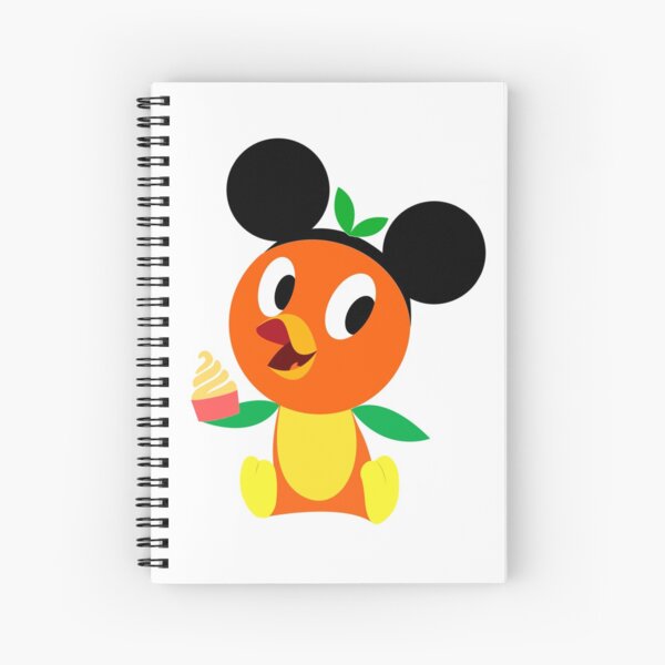 Orange Bird Spiral Notebook