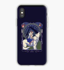 Wolf Princess Nouveau iPhone Case