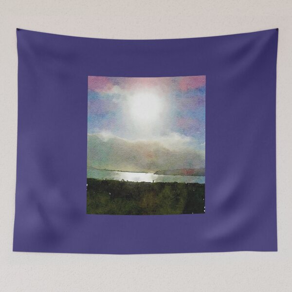 Item preview, Painted Sunset Over Water designed and sold by sillybanana.